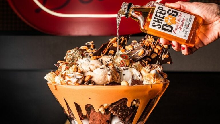 Sheep Dog Whiskey and Peanut Butter Bar create adults-only sundae
