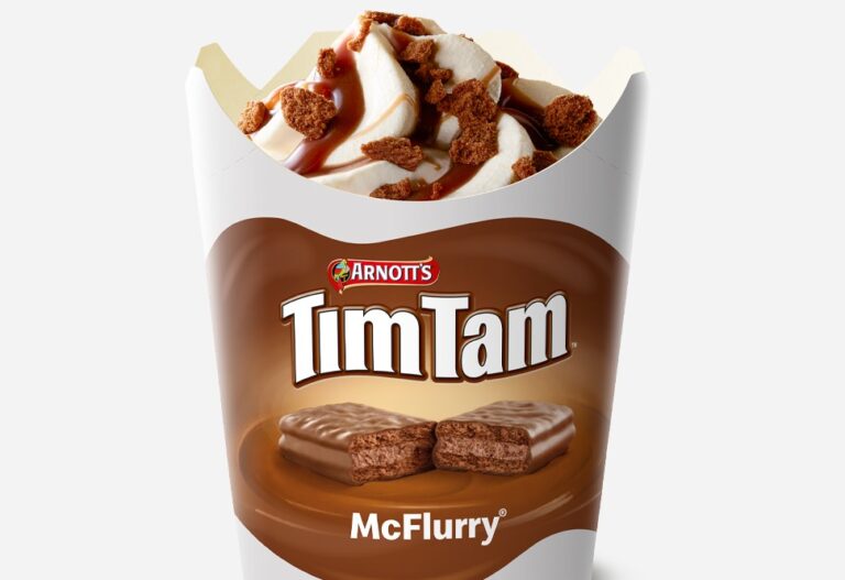 You can cop a Tim Tam McFlurry on Uber Eats for one week only