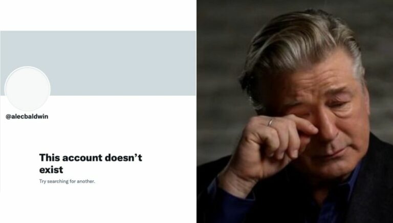 Alec Baldwin has deleted his Twitter account just days after a tearful ABC interview about the 'Rust' shooting