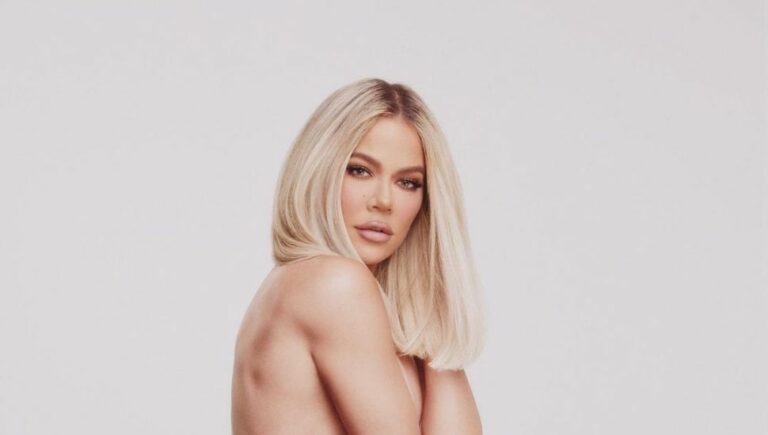 Khloe Kardashian has been criticised after sharing a topless photo