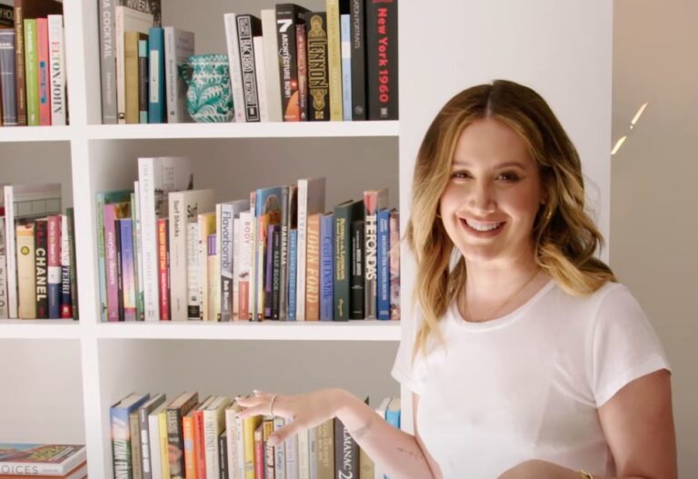 Ashley Tisdale casually bought 400 books to impress at a photo shoot