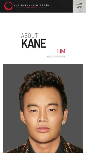 Kane Lim from Bling Empire on the Selling Sunset real estate firm's website