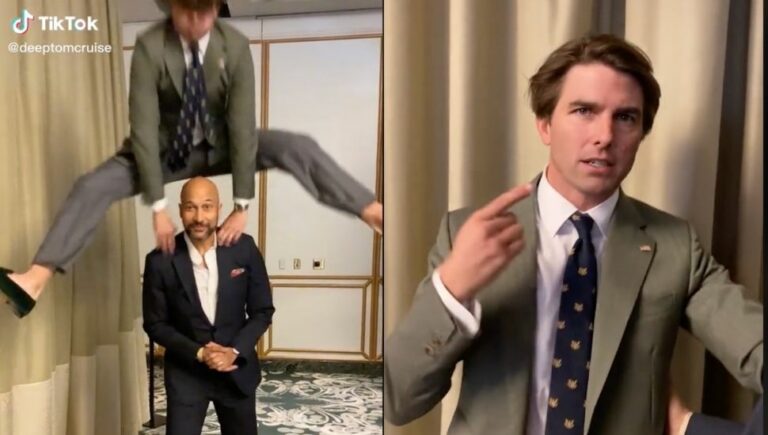 Tom Cruise impersonator uses AI in viral video of the AFI's