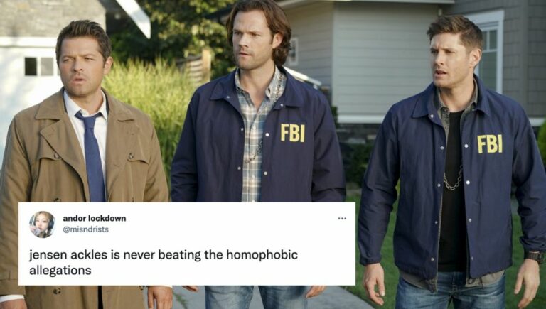 Is Jensen Ackles homophobic?