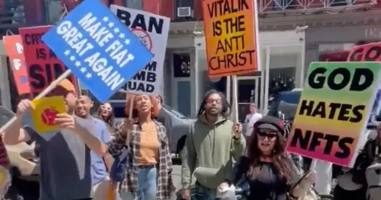 nft christian protesters