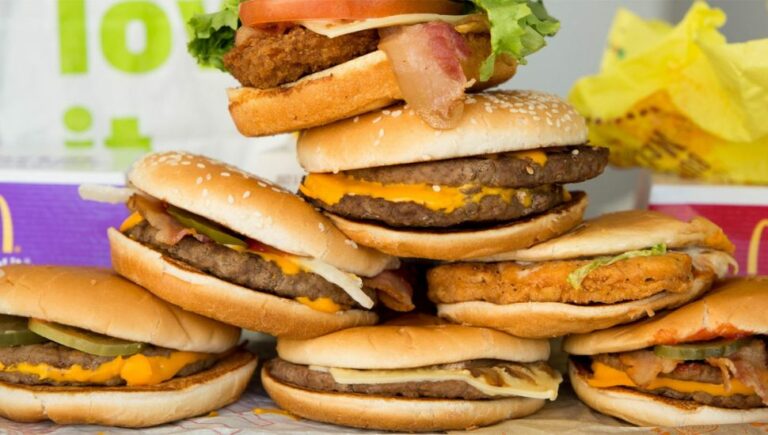 burgers from Mcdonald's