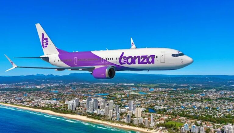 Bonza airline has named its new plane