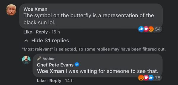 Pete Evans Neo Nazi