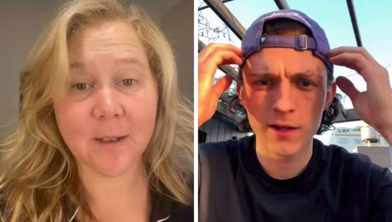 Tom Holland and Amy Schumer