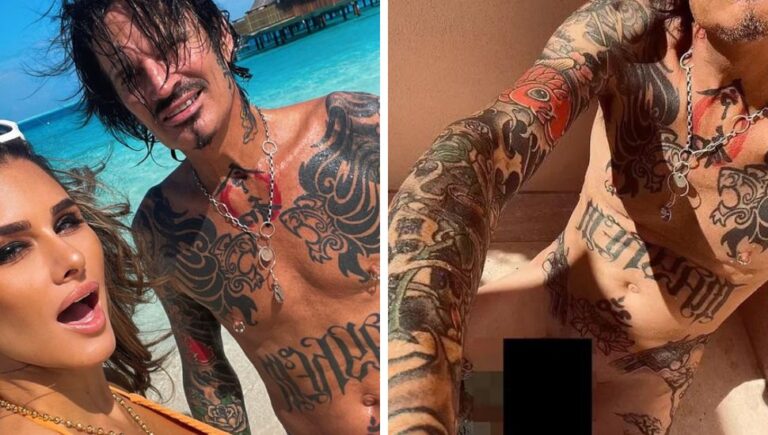 Tommy Lee posted a nude photo yesterday