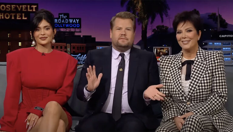 Kris Jenner appeared on James Corden with daughter Kylie