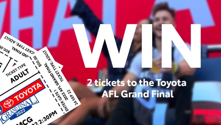 Here's how you can score 2 tickets to the AFL Grand Final thanks to Toyota