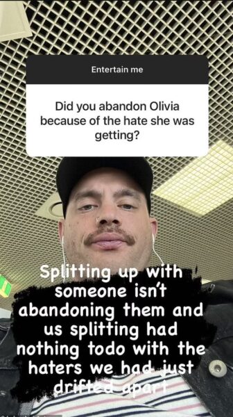 Jackson on his split with Olivia from MAFS