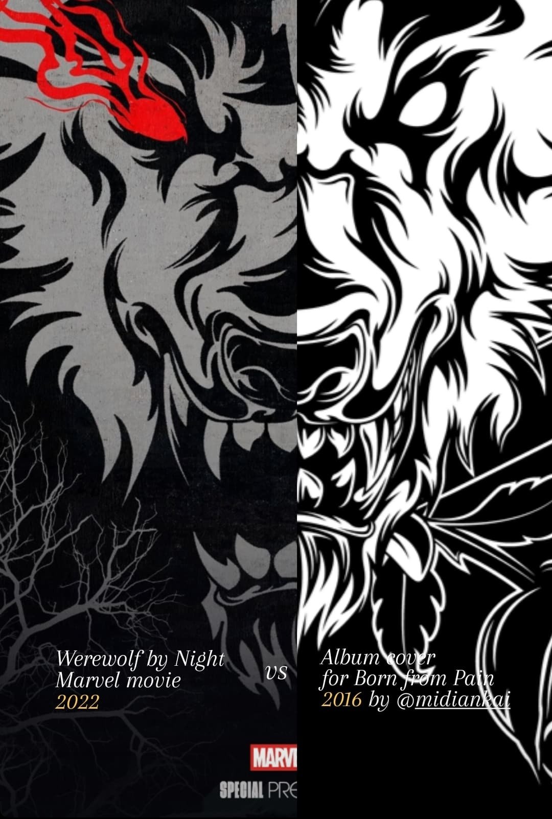 Graphic Artist Claims Marvel's Werewolf By Night Poster Copied