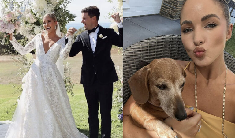 Model and influencer Olivia Molly Rogers has had her ex husband edited out of their wedding video
