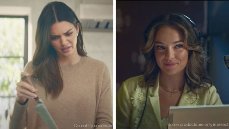 Kendall Jenner and Abbie for Uber Eats