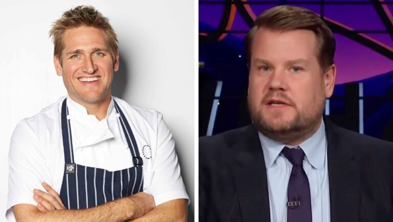 Curtis Stone and James Corden