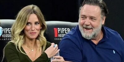 Russell Crowe and his girlfriend