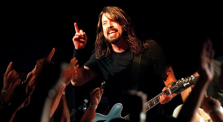 Foo Fighters' Dave Grohl onstage