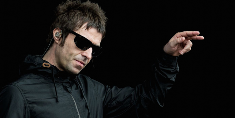 Liam Gallagher performing live