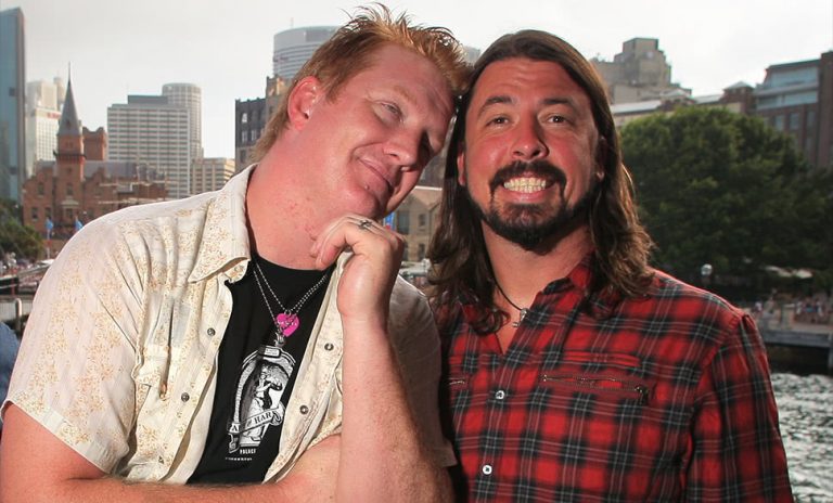 Best mates Josh Homme and Dave Grohl
