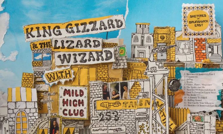 The album art for King Gizzard's 'Sketches of East Brunswick'
