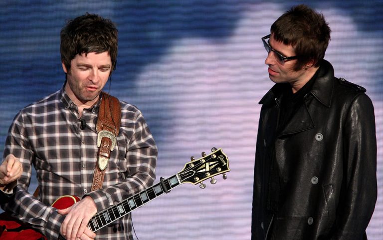 Noel and Liam Gallagher of Oasis