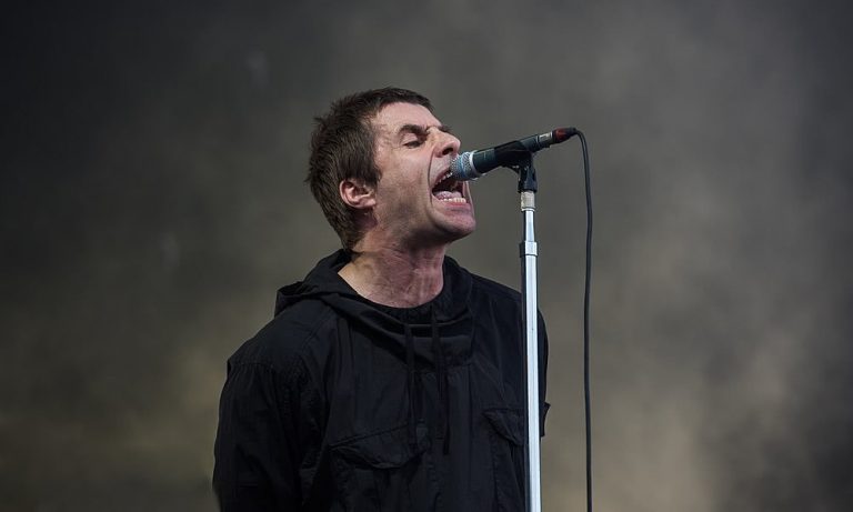 Liam Gallagher onstage