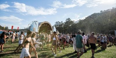 The crowd at the iconic Lost Paradise festival