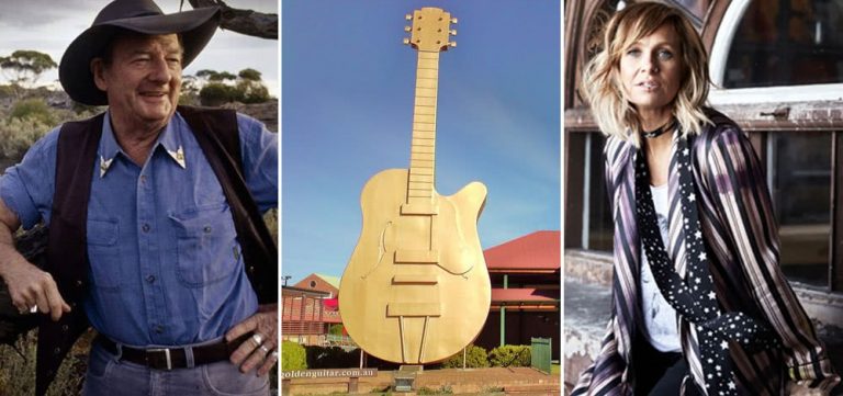 country Slim Dusty, Tamworth's Big Golden Guitar, and Kasey Chambers, three of country music's most iconic names