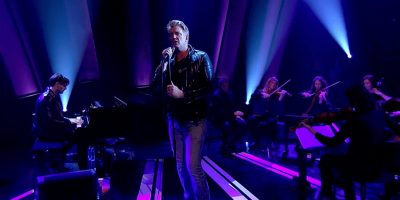 Josh Homme & Dean Fertita of Queens Of The Stone Age on Later... With Jools Holland with a string section
