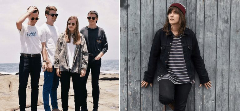 2 panel image featuring Brisbane’s Cub Sport, and Courtney Barnett, who appear on new SSM compilation