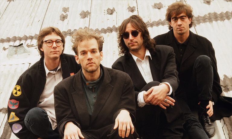 Alt-rock band R.E.M. pictured in the early '90s