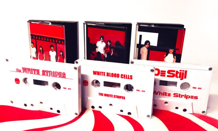 The White Stripes first three albums on cassette