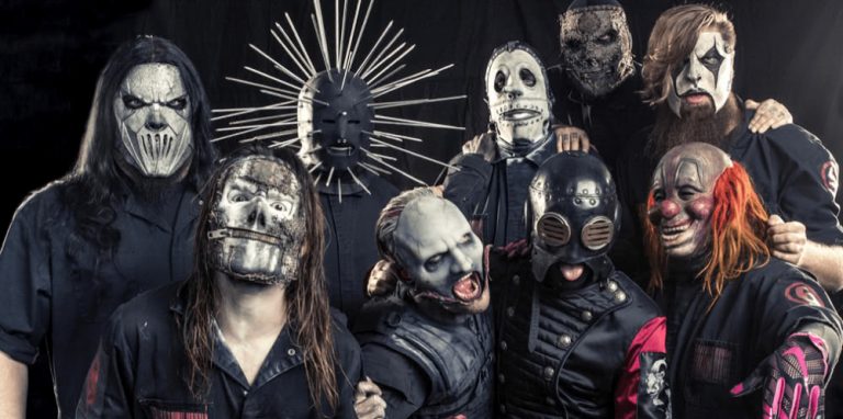 All 9 members of US heavy metal outfit Slipknot