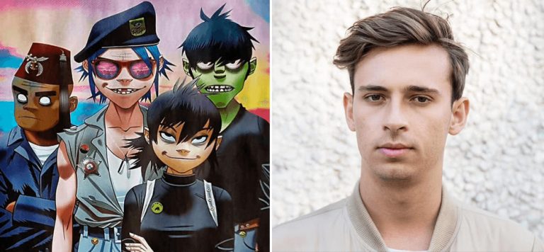 English virtual band Gorillaz and Aussie electronic superstar Flume