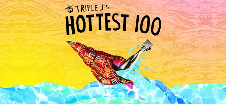 Logo for the triple j Hottest 100 countdown for 2018