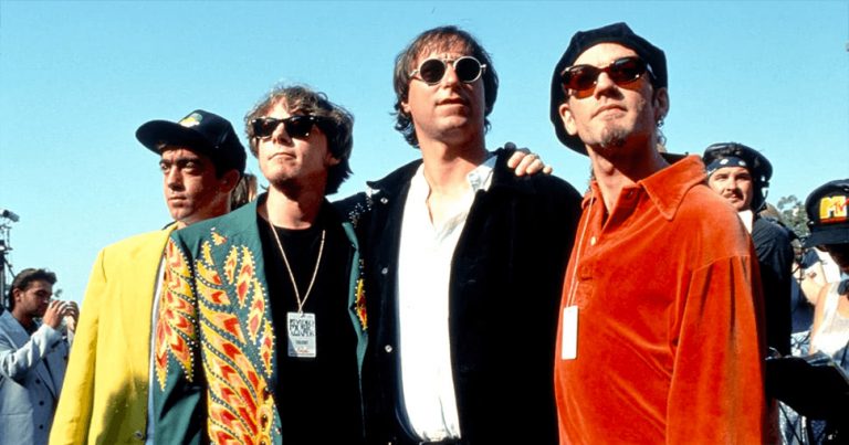 Alternative rock legends R.E.M. in the early '90s.