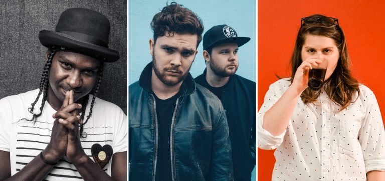 Baker Boy, Royal Blood, and Alex Lahey, three of the acts from the 2018 Groovin The Moo lineup