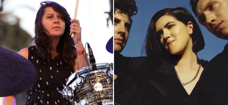 Warpaint's Stella Mozgawa and The xx's Romy Madley Croft, who are playing a surprise DJ set tonight
