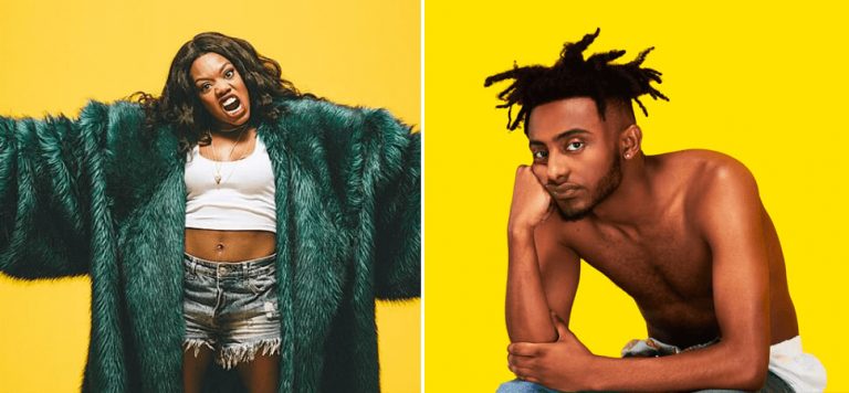 English grime MC Lady Leshurr and US rapper Aminé, two acts who have announced Groovin' The Moo sideshows