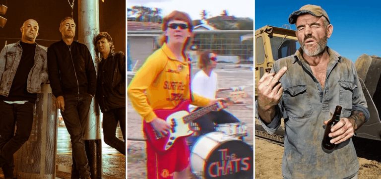 The Peep Tempel, The Chats, and Cosmic Psychos, three acts whose songs should replace Centrelink's hold music