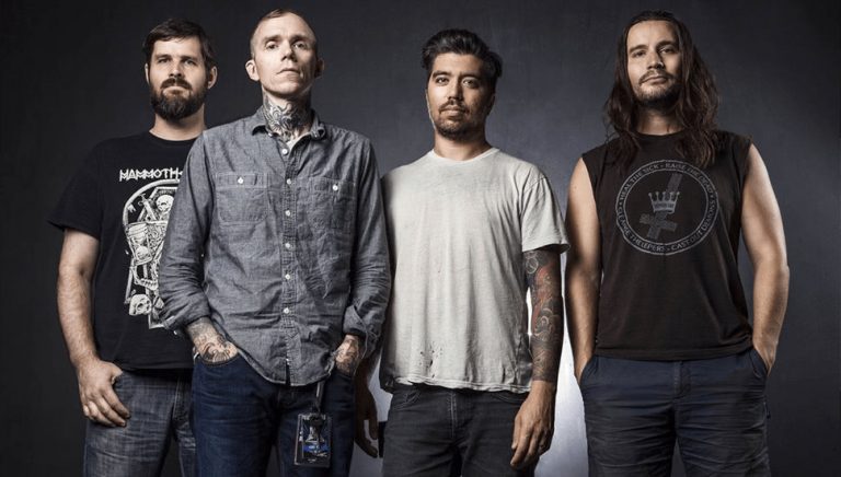 US metalcore band Converge, who were recently the subject of a selfie-seeking fan.