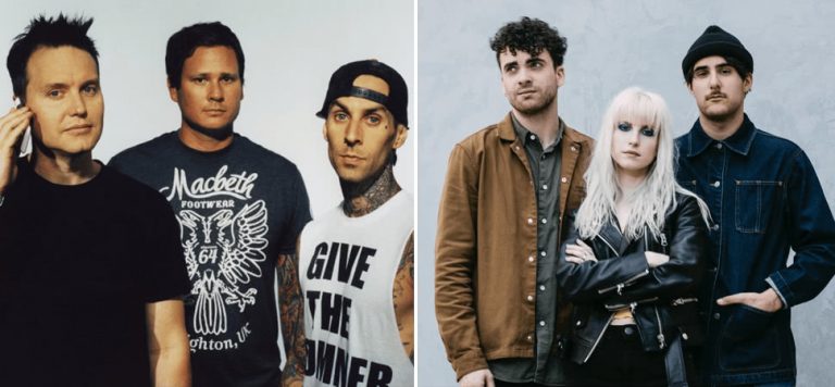 Blink-182 and Paramore, two of the '00s popular punk bands