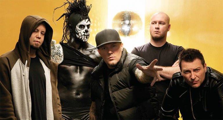 Nu-metal legends Limp Bizkit, with DJ Lethal (pictured far right)