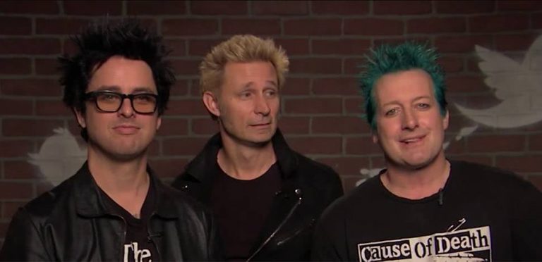 Image of Green Day from 'Jimmy Kimmel Live!''s 'Celebrities Read Mean Tweets segment