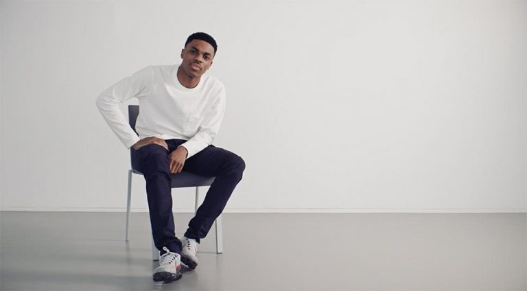 Vince Staples, as featured in the video for his recent GoFundMe campaign