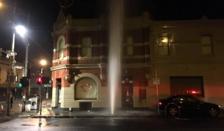 Image of the flooded Brunswick Hotel in Melbourne