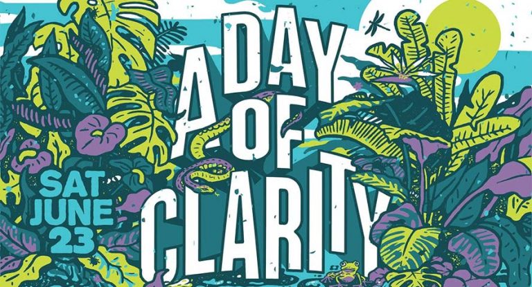 Artwork for Adelaide's A Day Of Clarity Festival, organised by Clarity Records