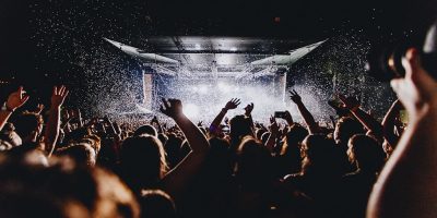 Image of a crowd at gigs.